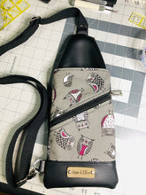 Load image into Gallery viewer, Mini Traveler Crossbody Pouch with Owls