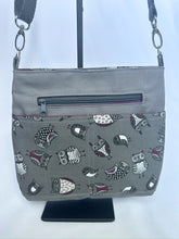 Load image into Gallery viewer, Gray Owls Crossbody 2