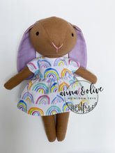 Load image into Gallery viewer, Heirloom Bunny Doll- Brown