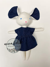 Load image into Gallery viewer, Heirloom Mouse Doll- White or Gray
